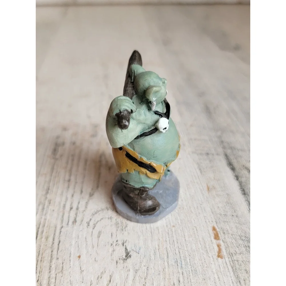 Halloween village goblin troll club monster accessory unique home decor skull